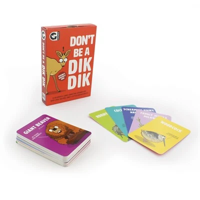Don't Be A Dik Dik | Matching Card Game For Adults | Hilarious Animal Names - Image 1 of 4