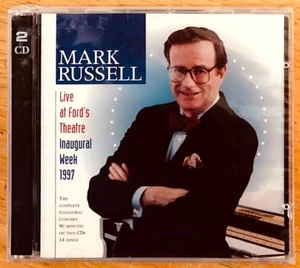 MARK RUSSELL—1997 INAUGURAL CONCERT—LIVE AT FORD'S THEATRE—2 CDs—CLINTON—SEALED - Imagen 1 de 2
