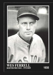 1991 Conlon Collection TSN #198 Wes Ferrell    Boston Red Sox