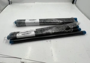 (QTY 8) SupplyGiant 1/2 x 18" Black Steel Pipe PCBL1218 Heavy Duty Malleable - Picture 1 of 8