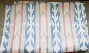 Waverly Fabric Piece Screen Print Vat Dyed Southwest Style "Lyme" 55"W x 66" L - Picture 1 of 5