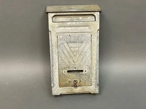 Vintage Metal Wall Mount PN Co US Mail Box w/Letter Slot and Locking Deco Design - Picture 1 of 11