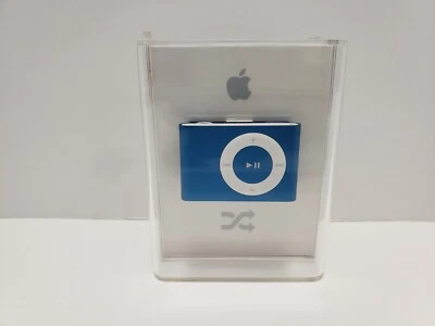 Apple 1 GB iPod Shuffle 2da Generación Azul MB813LL/A A1204 Caja Cargador Paquete Foto 1 de 4