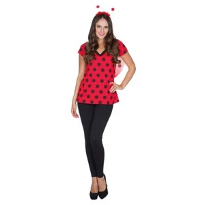 Xpar 13323 V Shirt Marienkäfer Käfer Käferkostüm Insekt Karneval Damen Kostüm - Bild 1 von 2