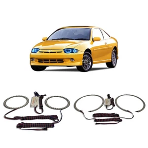 Kit de halo de faros ojo de ángel azul brillante para Chevrolet Cavalier 03-05 - Imagen 1 de 2