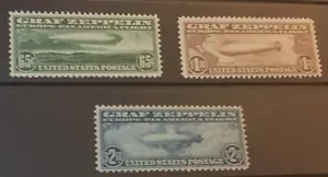 USA 1930 ZEPPELINS SET OF3 MINT HINGED NICE SET SALE NOW $925 Bargin - Picture 1 of 4