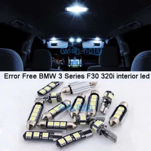 17Pcs White Interior LED Light Kit For BMW 3 Series F30 320i 328d 328i 335i M - Bild 1 von 6