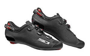 Zapatos de ciclismo de carretera Sidi Shot 2 para hombre, negros/negros, M45.5 - Imagen 1 de 3