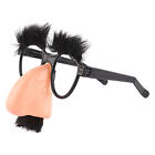 Halloween Disguise Glasses And Mustache Funny Adult Big Nose Festival Supplies