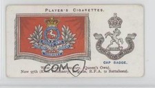 1924 Player's Drum Banners & Cap Badges Tobacco West Kent Yeomanry #44 0e3