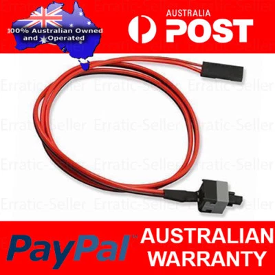 PC Computer Motherboard Power Cable Switch On/Off/Reset Button ATX Desktop Push - image 1 of 4