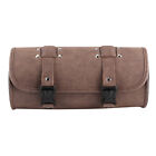 Side Saddle Bags Tool Storage Brown Pu Leather Pouch Retro Style Universal