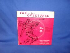 ORCHESTRA OF THE VIENNA STATE OPERA FAMOUS OVERTURES – AUSTRALIAN 7” 33/3 E