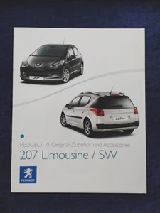 Peugeot 207 Limousine SW Zubehör Prospekt 6.2007 - Bild 1 von 6