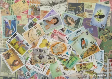 lesotho Stamps 300 different stamps Cover