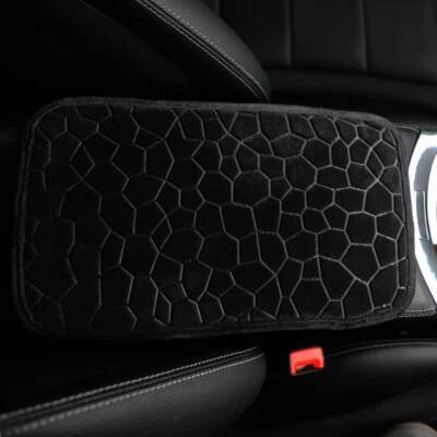 Black Auto Center Console Cover Pad Fit for SUV/Truck/Car Armrest Seat Box Cover - Image 1 of 4