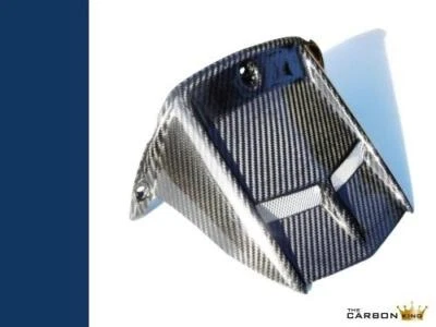 YAMAHA YZF R6 CARBONO ABRAZADERA TRASERA 2006-18 SARGA TEJIDO BRILLANTE GUARDABARROS FIBRA - Imagen 1 de 4