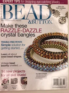 Bead And Button Magazine Feb 2012 Back Issue 107 Jewelry Making Crafts Rivoli - Picture 1 of 5