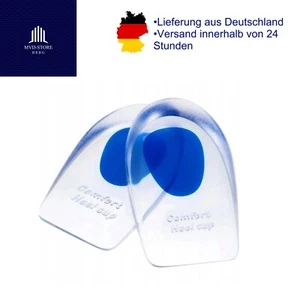 Fersenpolster Silikon Einlegesohlen Gel Fersenkissen Schuheinlagen Fersensporn - Bild 1 von 2