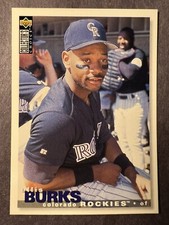 1995 Upper Deck Collector’s Choice Ellis Burks Colorado Rockies Card #447