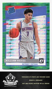 2020 Donruss Optic #157 Killian Hayes Lime Green Holo Rookie/RC Parallel