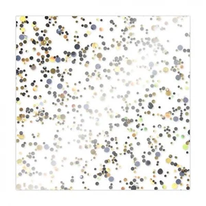 Gold & Black Glitter Square Display Cake Board - Picture 1 of 2