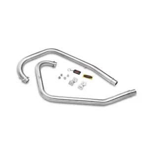 "RED ROOSTER STELLAR HEADER PIPE, MATTE" FIT FOR R.E INTERCEPTOR 650 & GT 650 - Picture 1 of 2