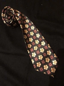 NEW Mens BOYDEX luxury silk look polyester shiny sheen floral TIE MTN10 - Picture 1 of 4