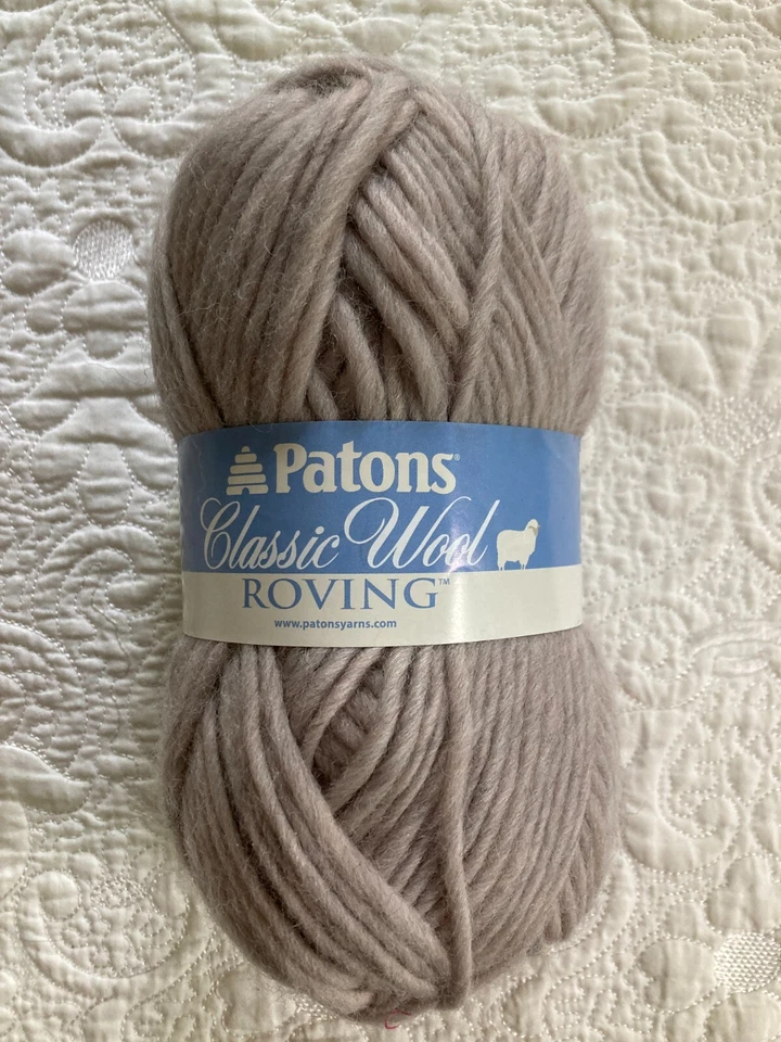 Spinrite Nom428886 Classic Wool Roving Yarn Natural