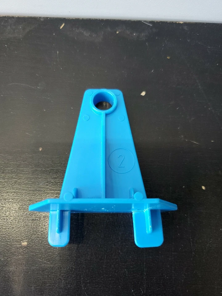 Mouse Trap Game Parts & Pieces #2 Blue Gear Support Replacement Milton Bradley - Image 1 of 4