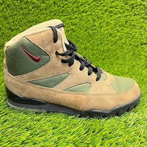 Nike Air Caldera ACG II Womens Size 7.5 Brown Green Outdoor Hiking Suede Boots - Picture 1 of 10