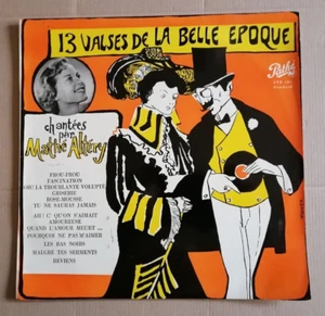 MATHE ALTERY 13 Valses de la Belle Epoque LP Pathé STX 104 Cover PUBLICIS 1955 - Bild 1 von 2