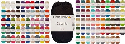 50 Gramm Schachenmayr Catania Wolle Farbauswahl - Bild 1 von 3