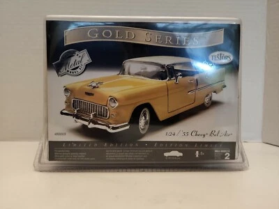 Testors Gold Series  1/24   55 Chevy Bel Air 2-Tone Yellow. sealed box - Image 1 of 4