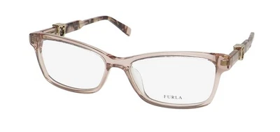 NUEVO FURLA VFU378 GAFAS MUJER 53-15-135 BORDE COMPLETO OJO DE GATO PLÁSTICO ROSA 0913 Foto 1 de 4