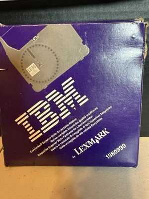 Lexmark IBM Typewriter Ribbon 1380999 NOS Easystrike Superior Black Correctable - Image 1 of 3