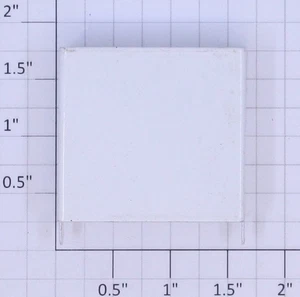 Mampara plana de metal blanco para coche American Flyer 48505-20 - Imagen 1 de 3