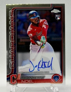 2025 Topps Chrome - Rookie Autographs Jhonkensy Noel #RA-JN (AU, RC) - Picture 1 of 2