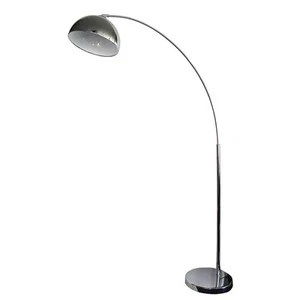 Oriel Lighting Dome Arc Retro Floor Lamp (Chrome) - Picture 1 of 1