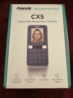 *Leer* ANVIZ CX5 Relojes de Tiempo para Empleados Pequeña Empresa Reloj Salida Máquina Cara Foto 1 de 4
