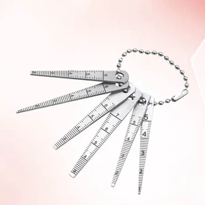  6 Stück Edelstahl Hochpräzise Stecklehre Metall Schweiß Kehllehren - Bild 1 von 11