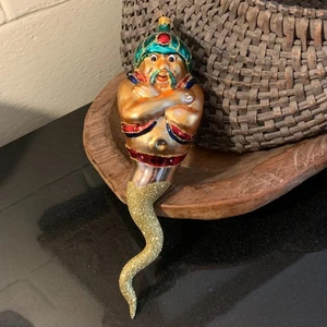 Calik's Artistry Glas 11 1/2" Genie Weihnachtsschmuck Aladdin Sammlung - Bild 1 von 8