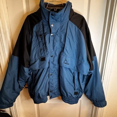 Head Men’s 2 In 1 Teal/Blue Ski Jacket W Fleece Jacket Sz L Foto 1 de 4
