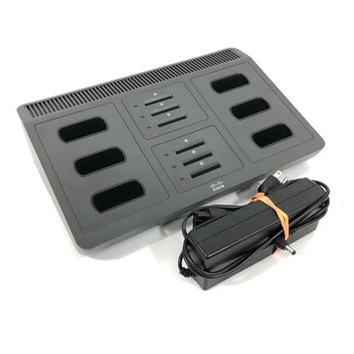 Base de cargador de batería múltiple Cisco 8821 CP-MCHGR-8821 con adaptador de CA Foto 1 de 4