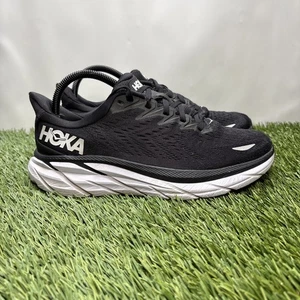 Hoka One One Mujer Clifton 8 1119394 BWHT Negro Zapatos para Correr Tenis Talla 8.5B - Imagen 1 de 19