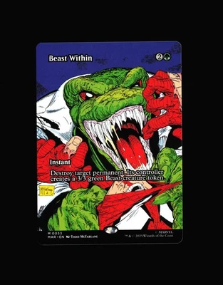 MTG: Beast Within (Borderless) #33 M Normal NM Marvel Universe Eternal-Legal - Image 1 of 2
