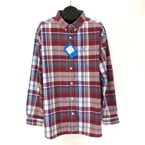 NEW Columbia Rapid Rivers II Long Sleeve Shirt Men's XXL Plaid Stretch Outdoor - Picture 1 of 13