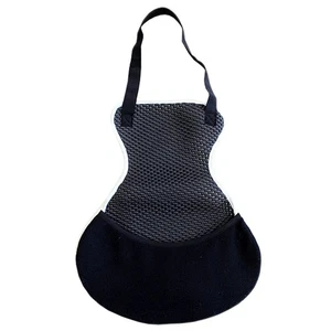 67AI Fleece Sattel Sitzbezug weiß mit schwarzer Neoprenlehne Hilason - Bild 1 von 4