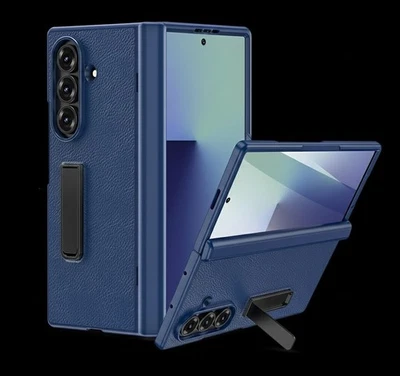 Funda de cuero PU plegable Samsung Z 7 con protección de bisagras y protector de pantalla incorporado Foto 1 de 4