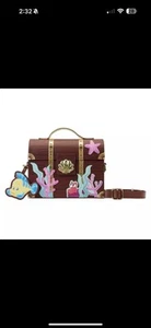 Loungefly Stitch Shoppe Disney Little Mermaid Treasure Chest Crossbody Bag   - Picture 1 of 7